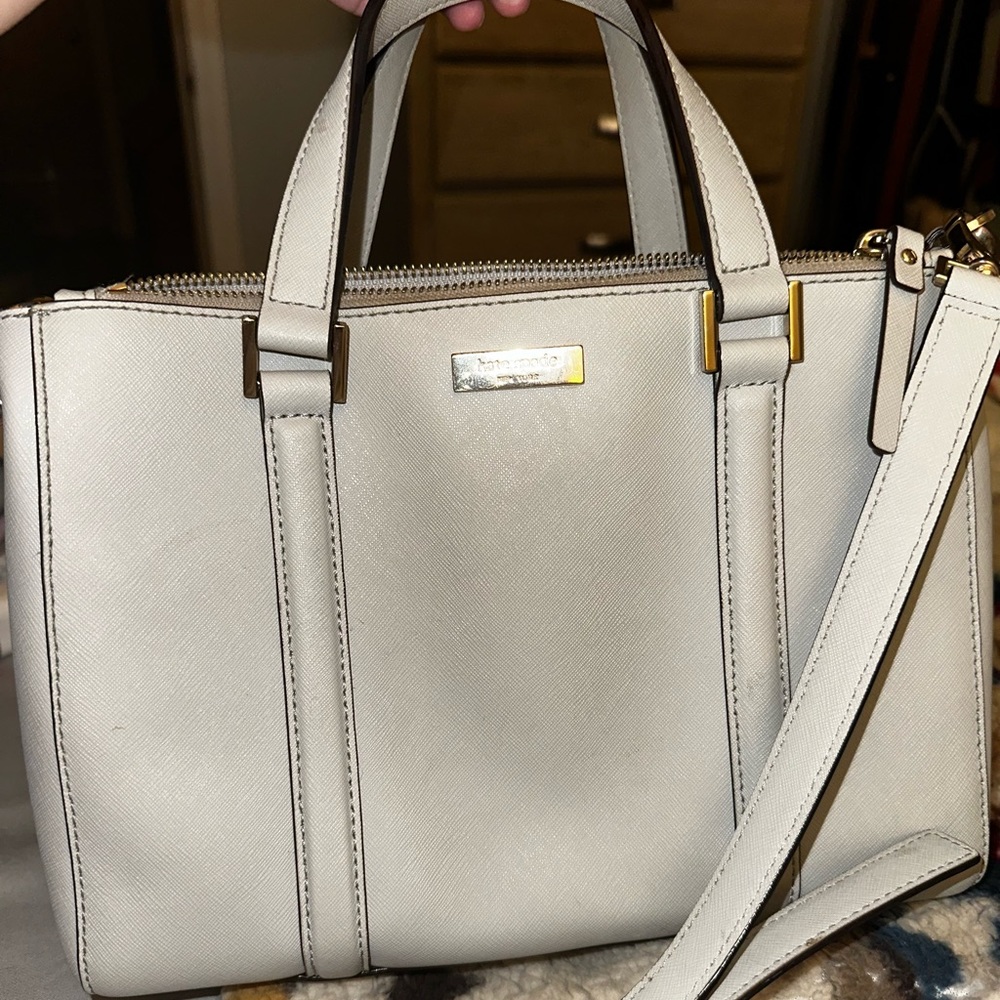 Kate Spade bag - Grey well loved but in great shape